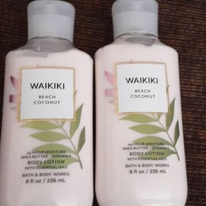 2 Bath and body works Waikiki lotion